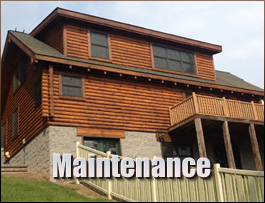  Wilsons Mills, North Carolina Log Home Maintenance